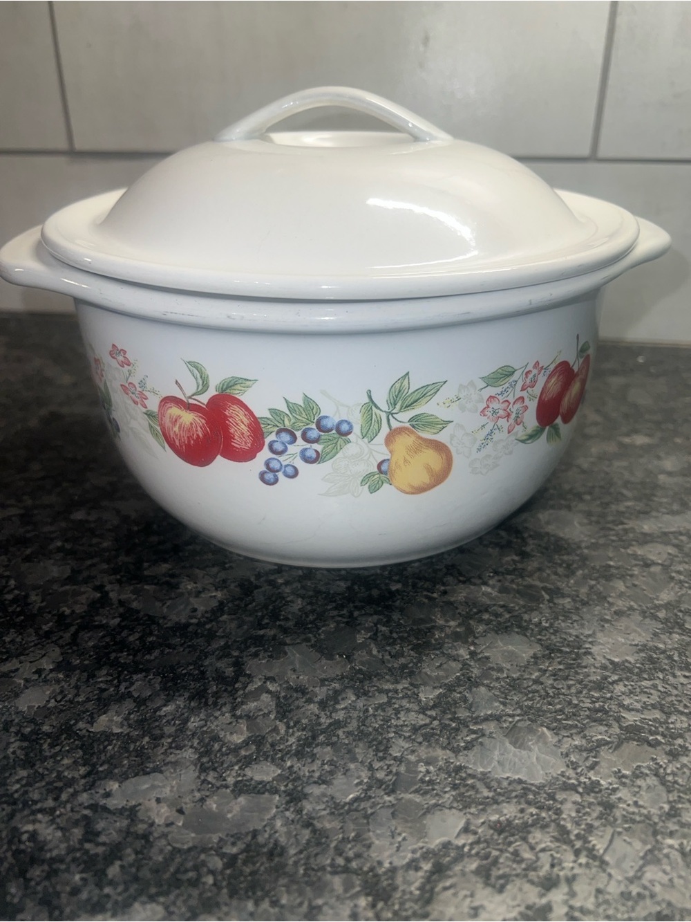 Corelle 1-1/2qt ABUNDANCE /CHUTNEY Covered Casserole Dish. EXC CONDITION